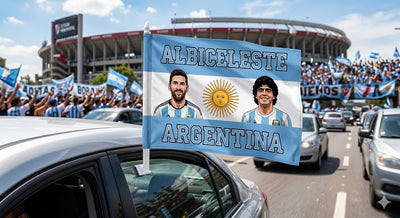 Car window flag