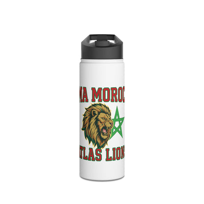 Morocco Stainless Steel Water Bottle, Standard Lid