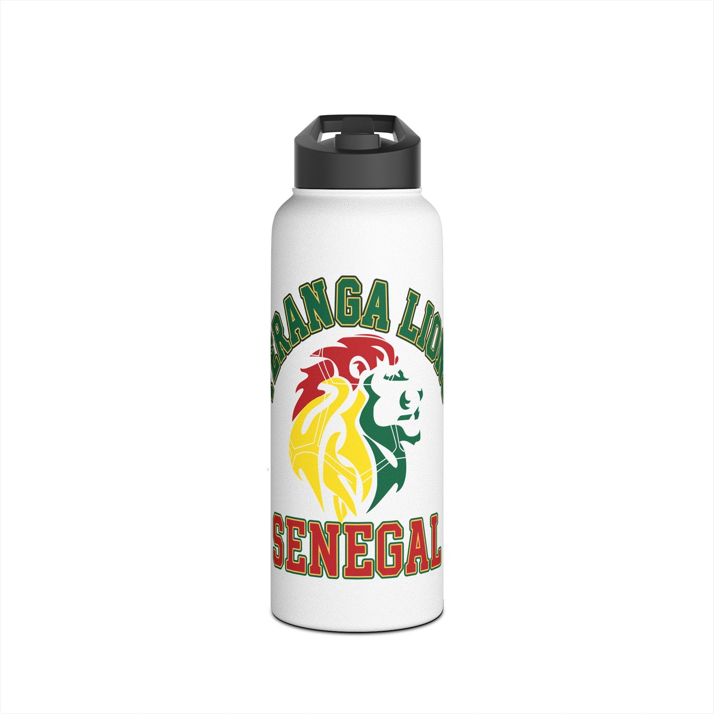 Senegal Stainless Steel Water Bottle, Standard Lid
