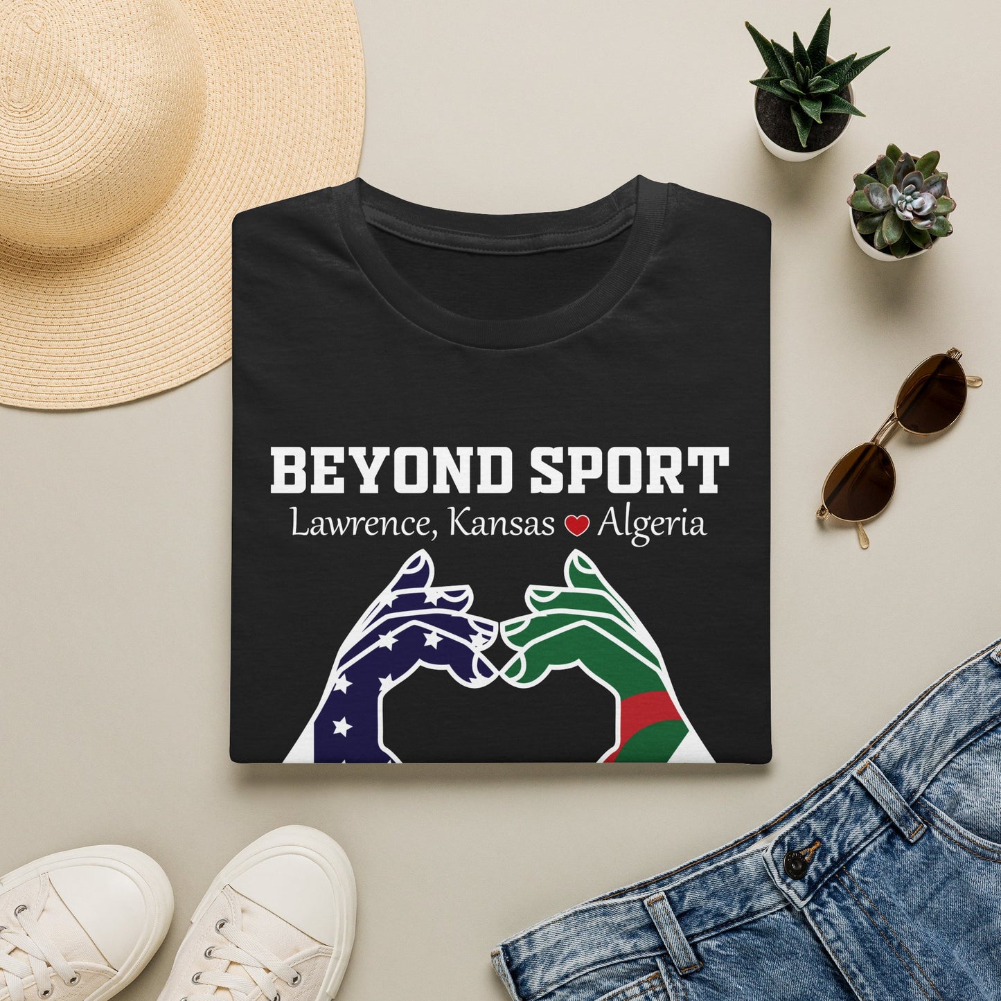 Lawrence, Kansas & Algeria Unisex T-shirt