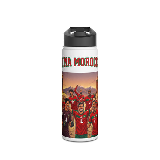 Morocco Team Stainless Steel Water Bottle