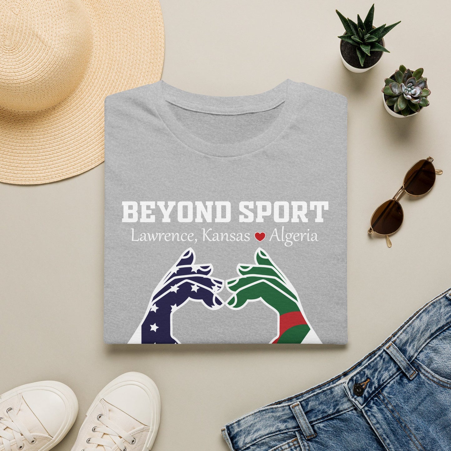 Lawrence, Kansas & Algeria Unisex T-shirt