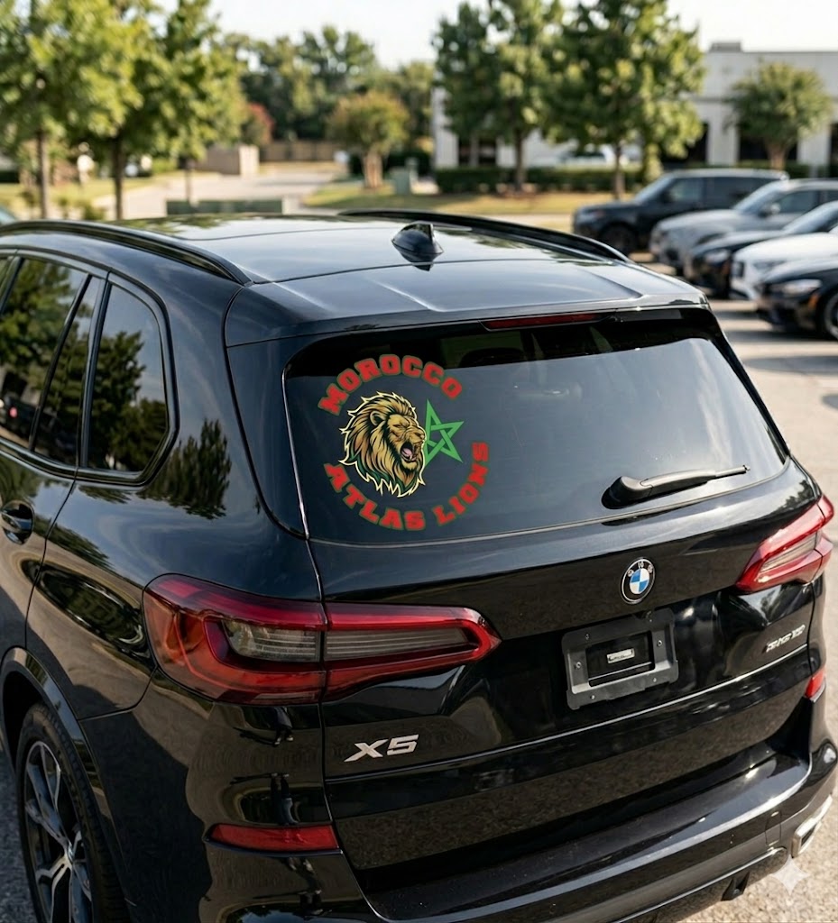 Morocco Vinyl Decals Sticker