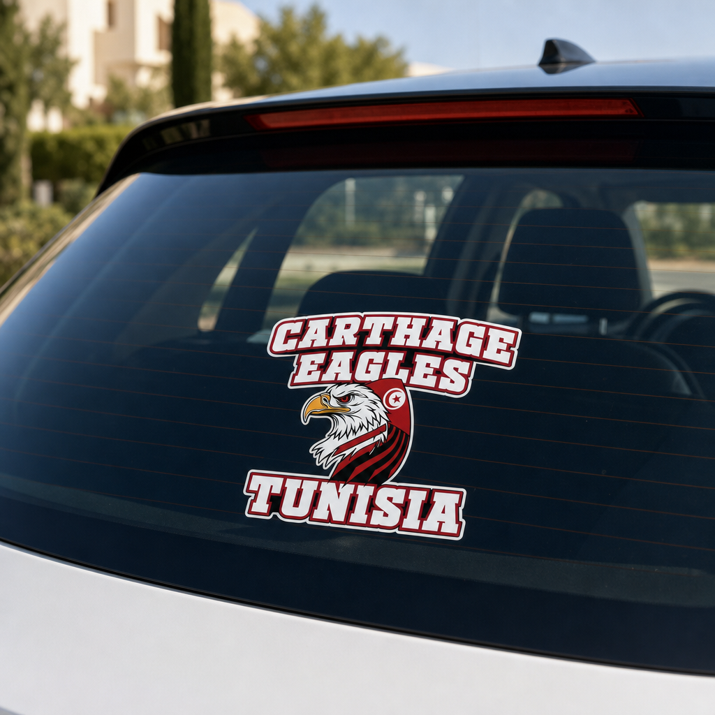 Tunisia Vinyl Decals Sticker