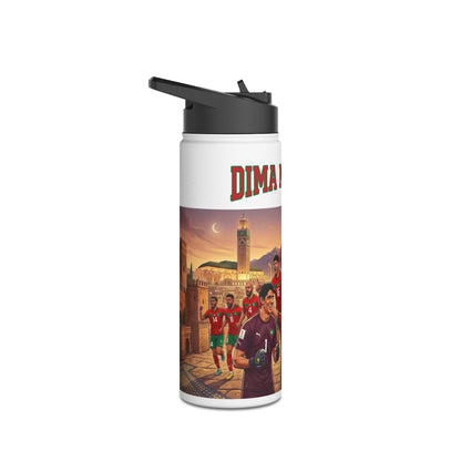 Morocco Team Stainless Steel Water Bottle