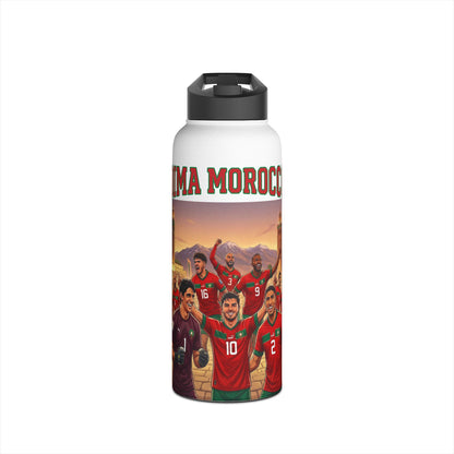 Morocco Team Stainless Steel Water Bottle