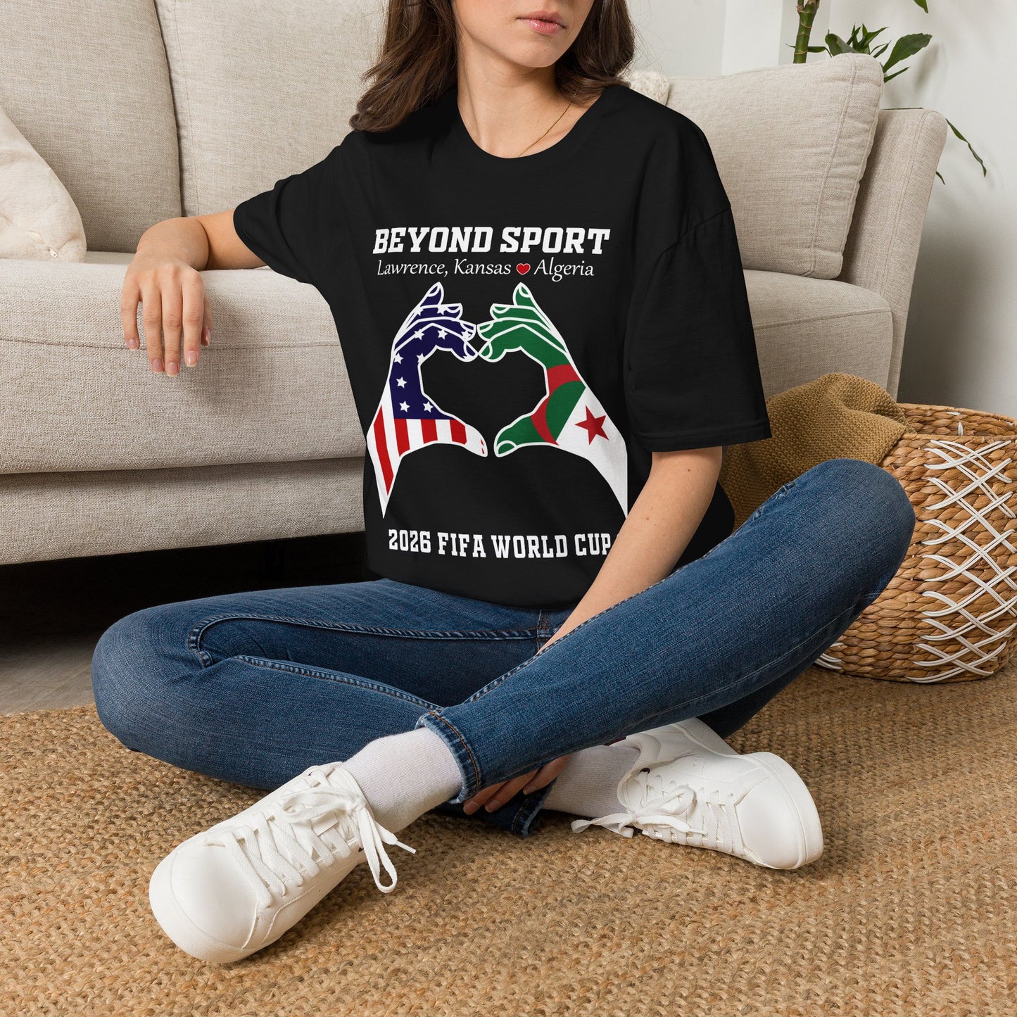 Lawrence, Kansas & Algeria Unisex T-shirt