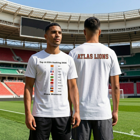 Morocco 2026 Top 10 FIFA Ranking Unisex Softstyle T-Shirt